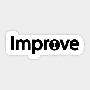 Improve Gym Motivation Sticker